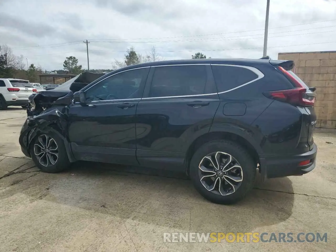 2 fotografías del automóvil dañado 2HKRW2H89MH607955 HONDA CRV 2021