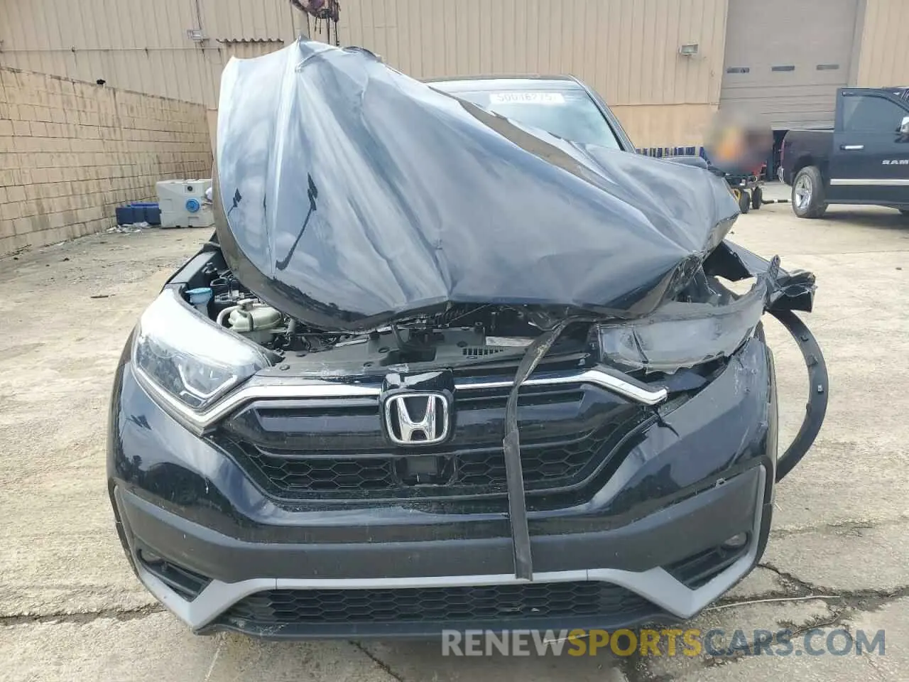 5 fotografías del automóvil dañado 2HKRW2H89MH607955 HONDA CRV 2021