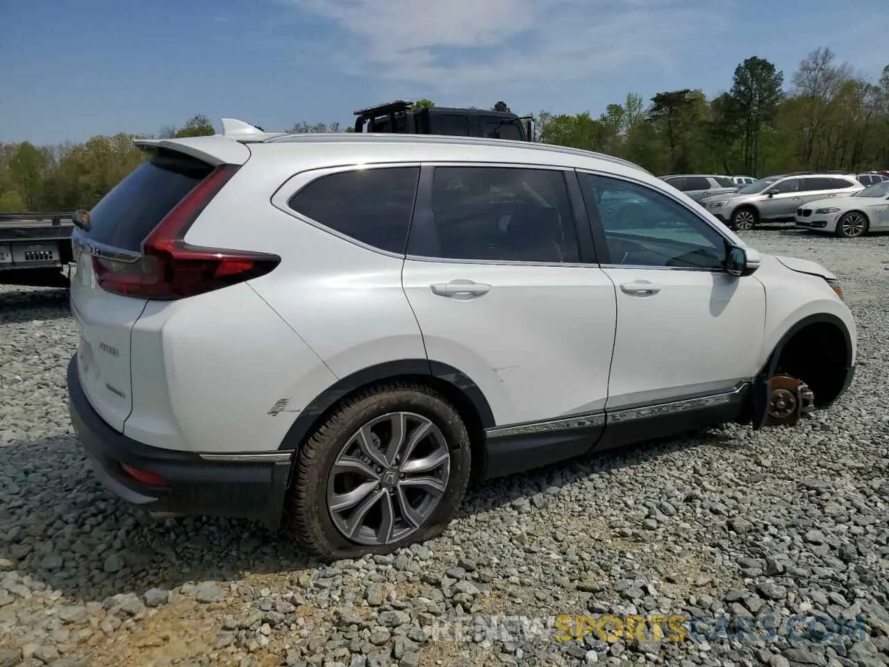 3 fotografías del automóvil dañado 2HKRW2H91MH643714 HONDA CRV 2021
