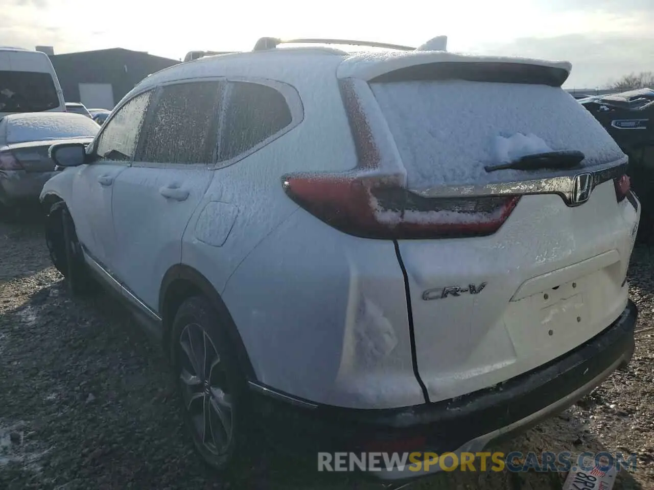 2 fotografías del automóvil dañado 2HKRW2H93MH638790 HONDA CRV 2021