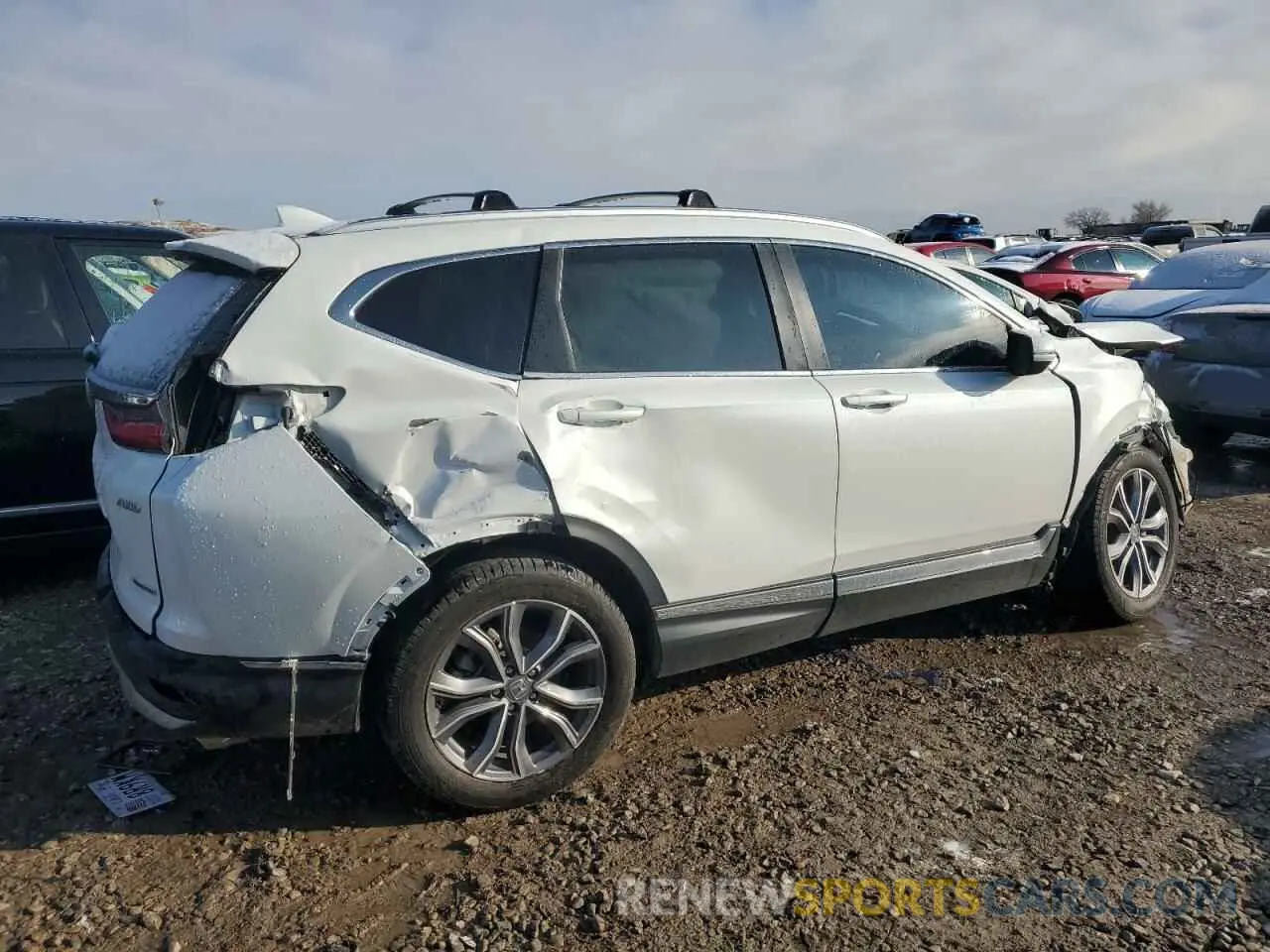 3 fotografías del automóvil dañado 2HKRW2H93MH638790 HONDA CRV 2021