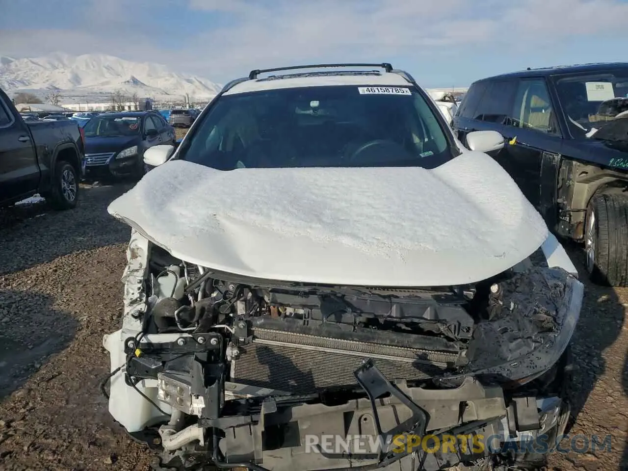 5 fotografías del automóvil dañado 2HKRW2H93MH638790 HONDA CRV 2021