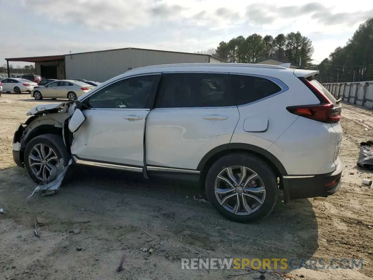 2 fotografías del automóvil dañado 2HKRW2H93MH669246 HONDA CRV 2021