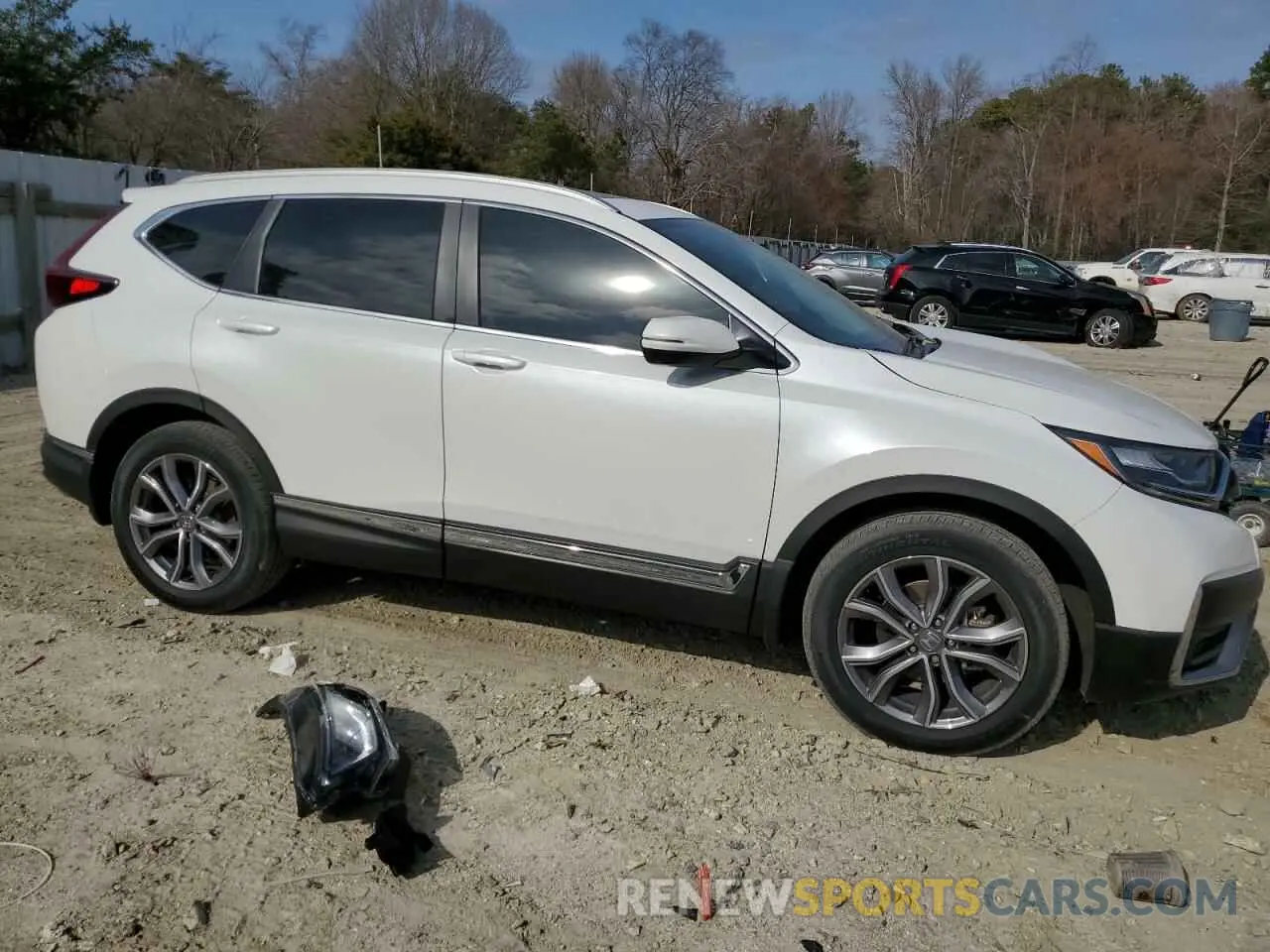 4 fotografías del automóvil dañado 2HKRW2H93MH669246 HONDA CRV 2021