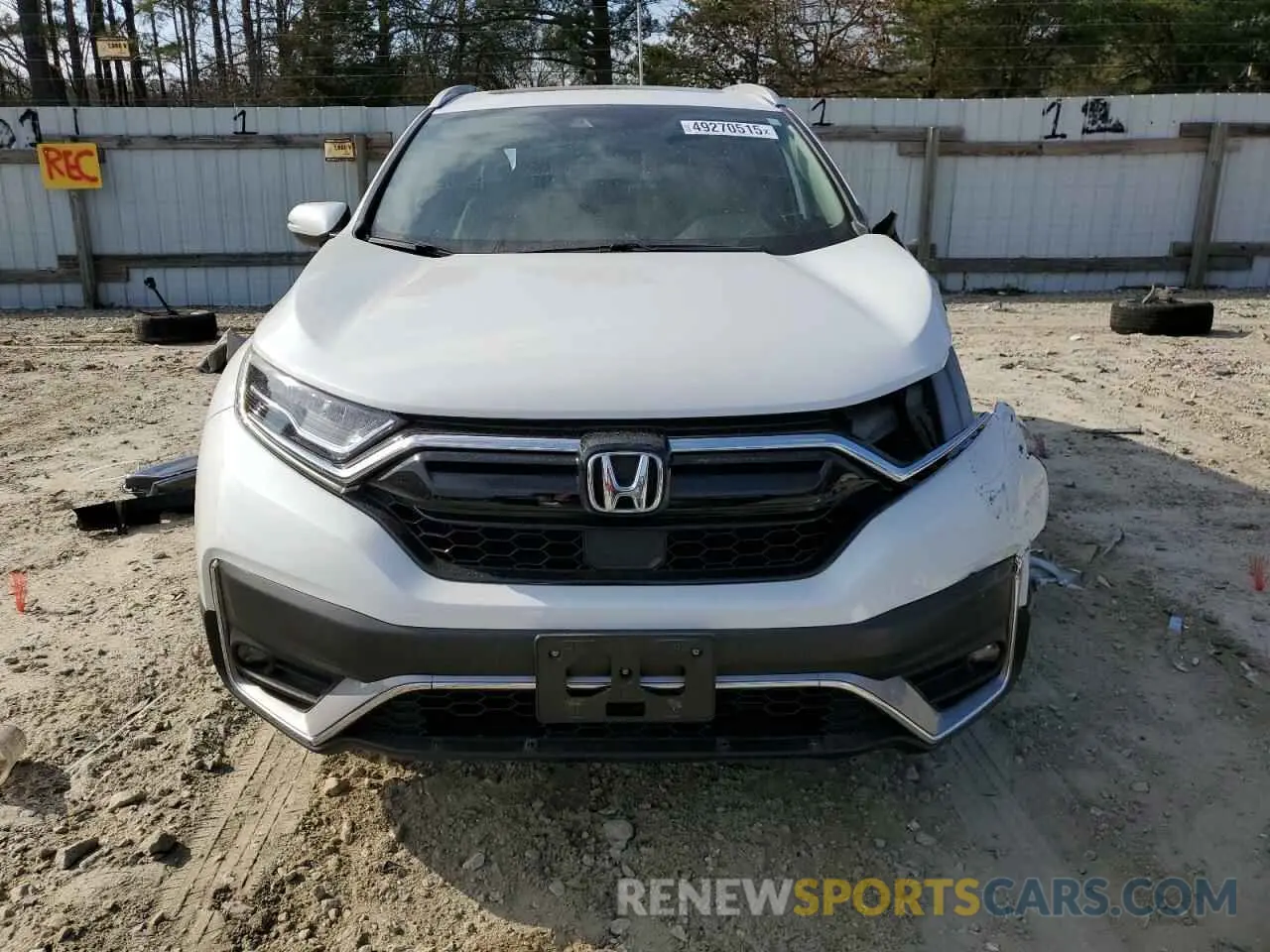 5 fotografías del automóvil dañado 2HKRW2H93MH669246 HONDA CRV 2021
