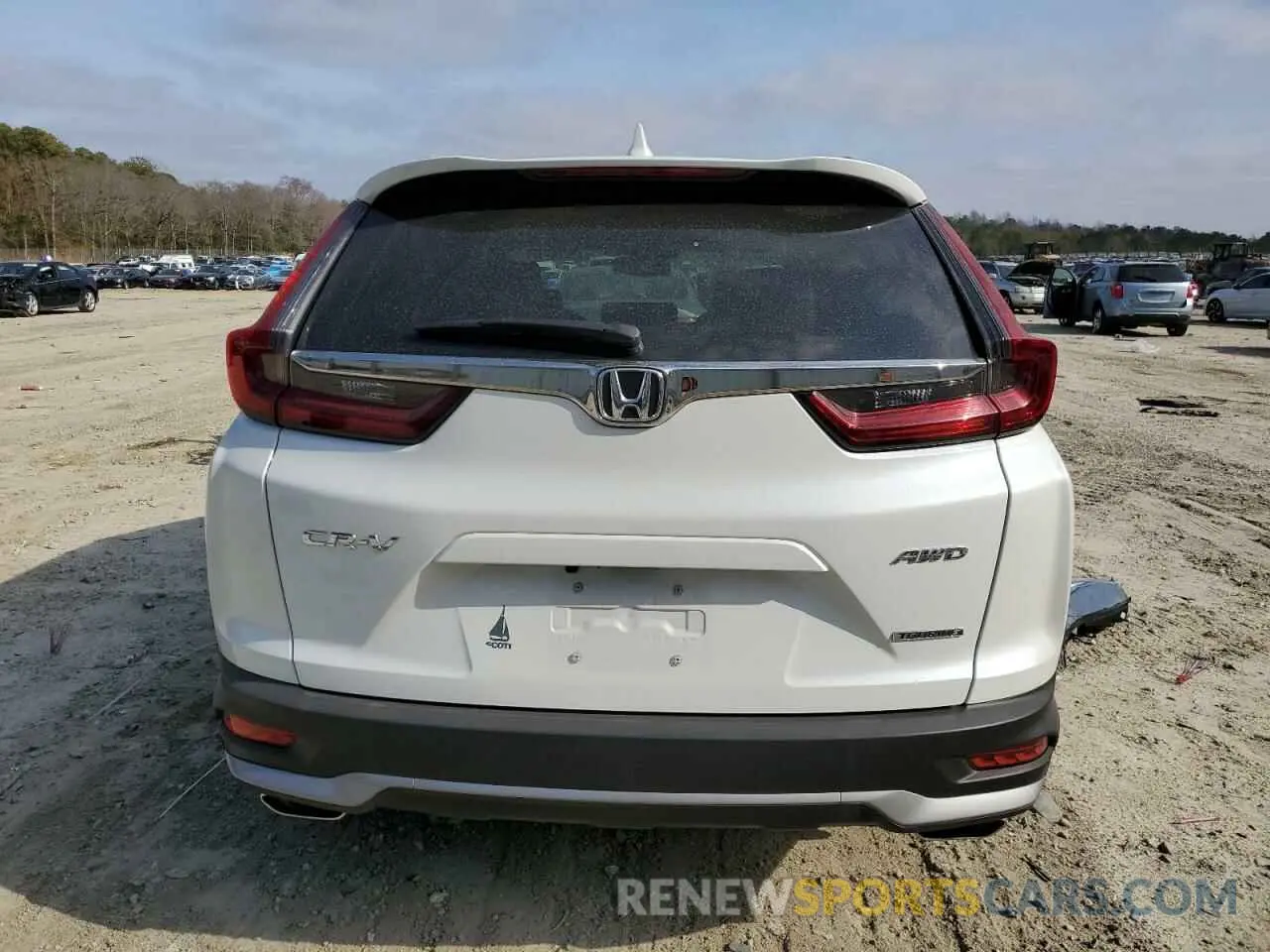 6 fotografías del automóvil dañado 2HKRW2H93MH669246 HONDA CRV 2021