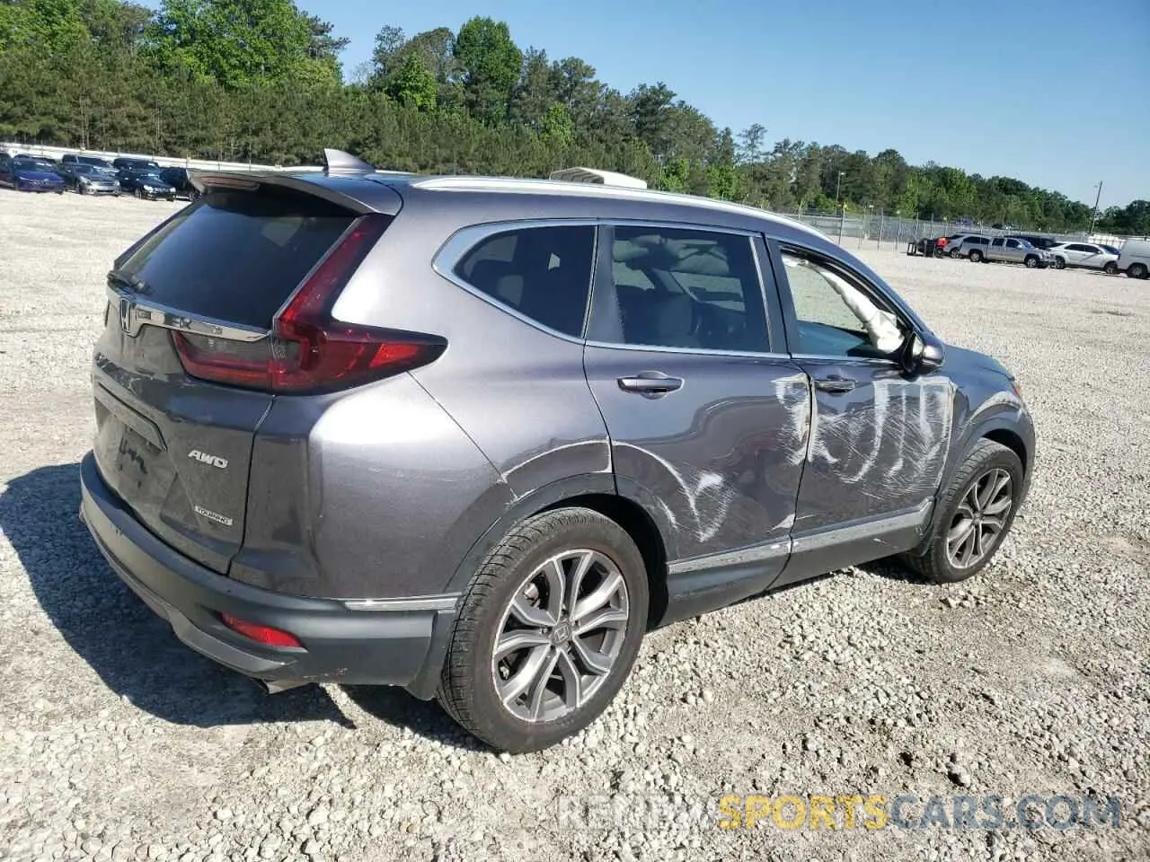 3 fotografías del automóvil dañado 2HKRW2H93MH675046 HONDA CRV 2021