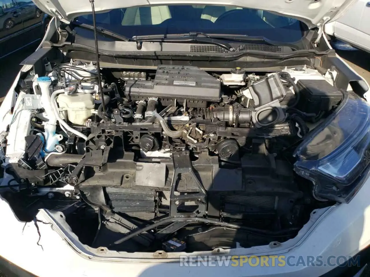 12 fotografías del automóvil dañado 2HKRW2H97MH613102 HONDA CRV 2021
