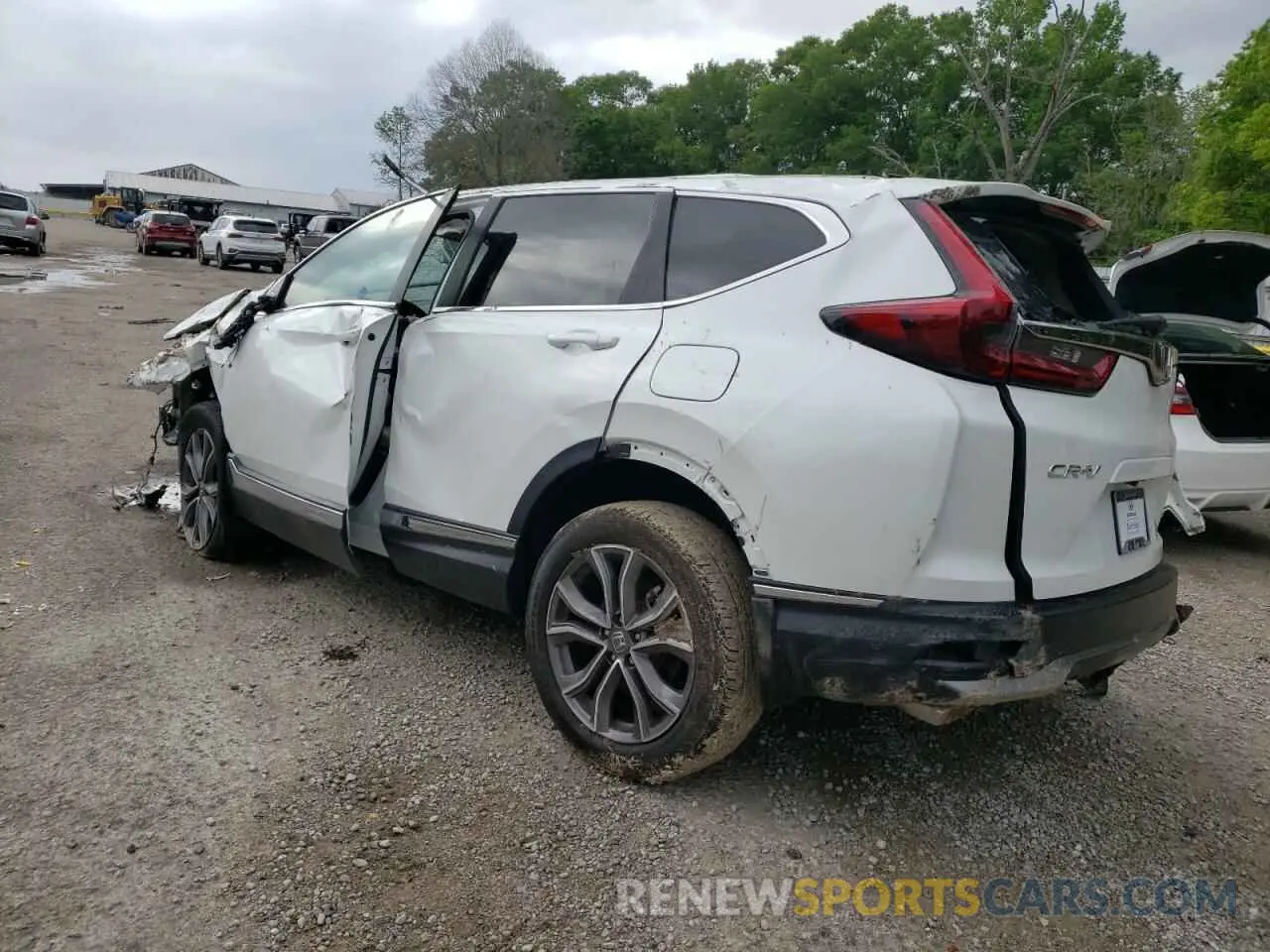 2 fotografías del automóvil dañado 2HKRW2H98MH633875 HONDA CRV 2021