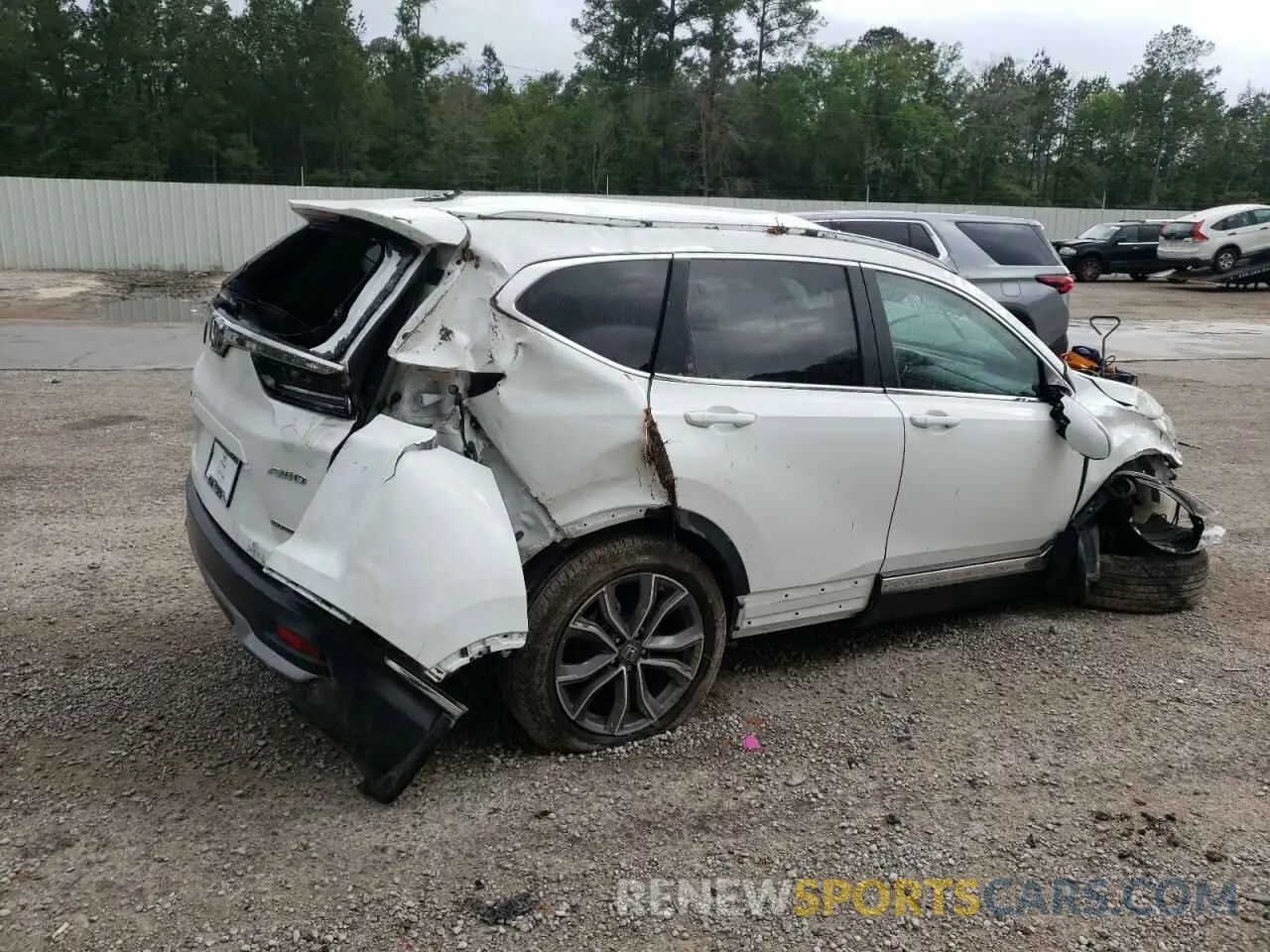 3 fotografías del automóvil dañado 2HKRW2H98MH633875 HONDA CRV 2021