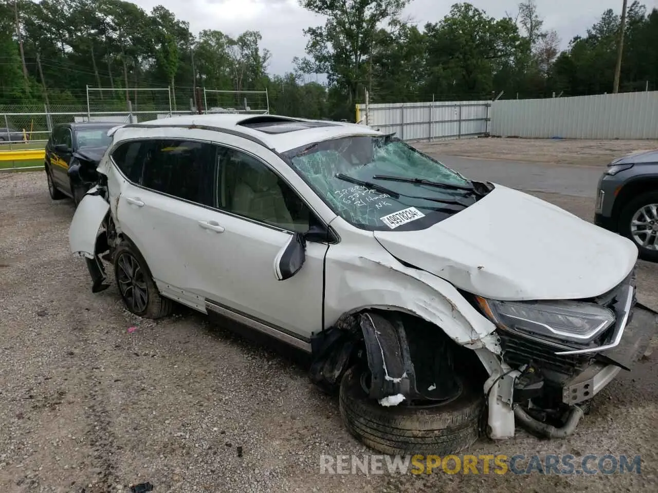 4 fotografías del automóvil dañado 2HKRW2H98MH633875 HONDA CRV 2021