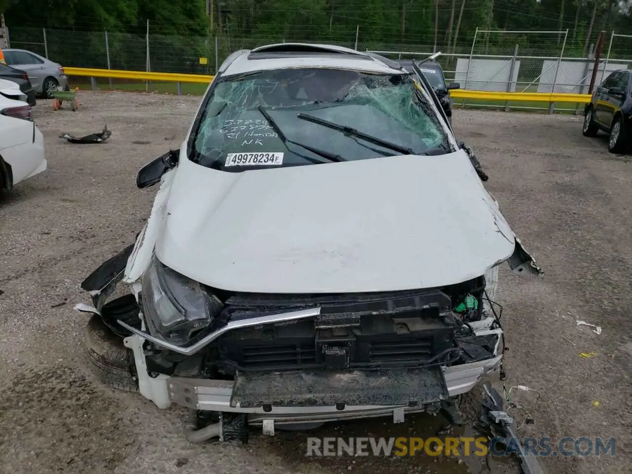 5 fotografías del automóvil dañado 2HKRW2H98MH633875 HONDA CRV 2021