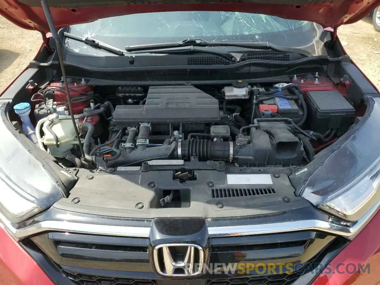 12 fotografías del automóvil dañado 2HKRW2H98MH658016 HONDA CRV 2021