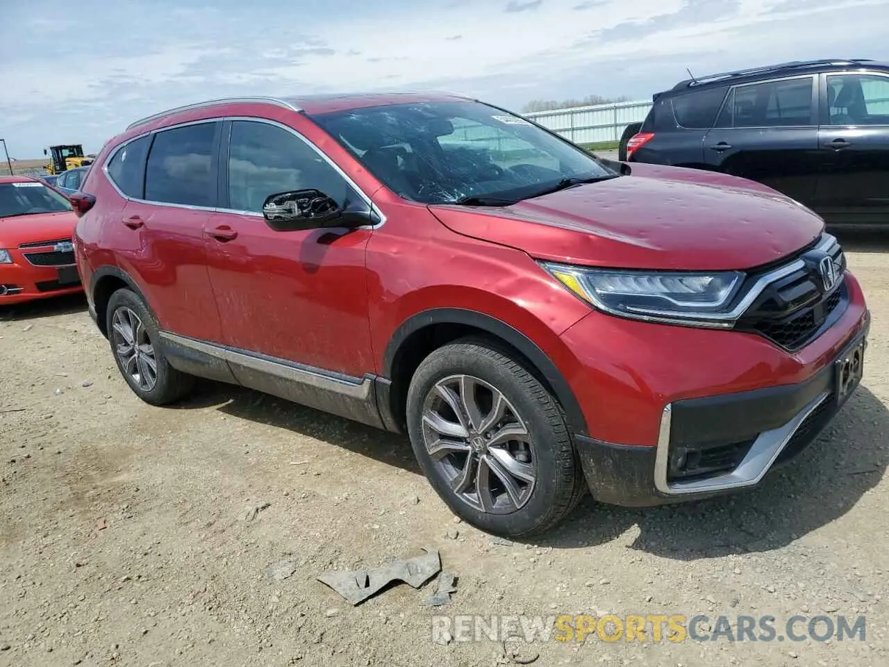 4 fotografías del automóvil dañado 2HKRW2H98MH658016 HONDA CRV 2021