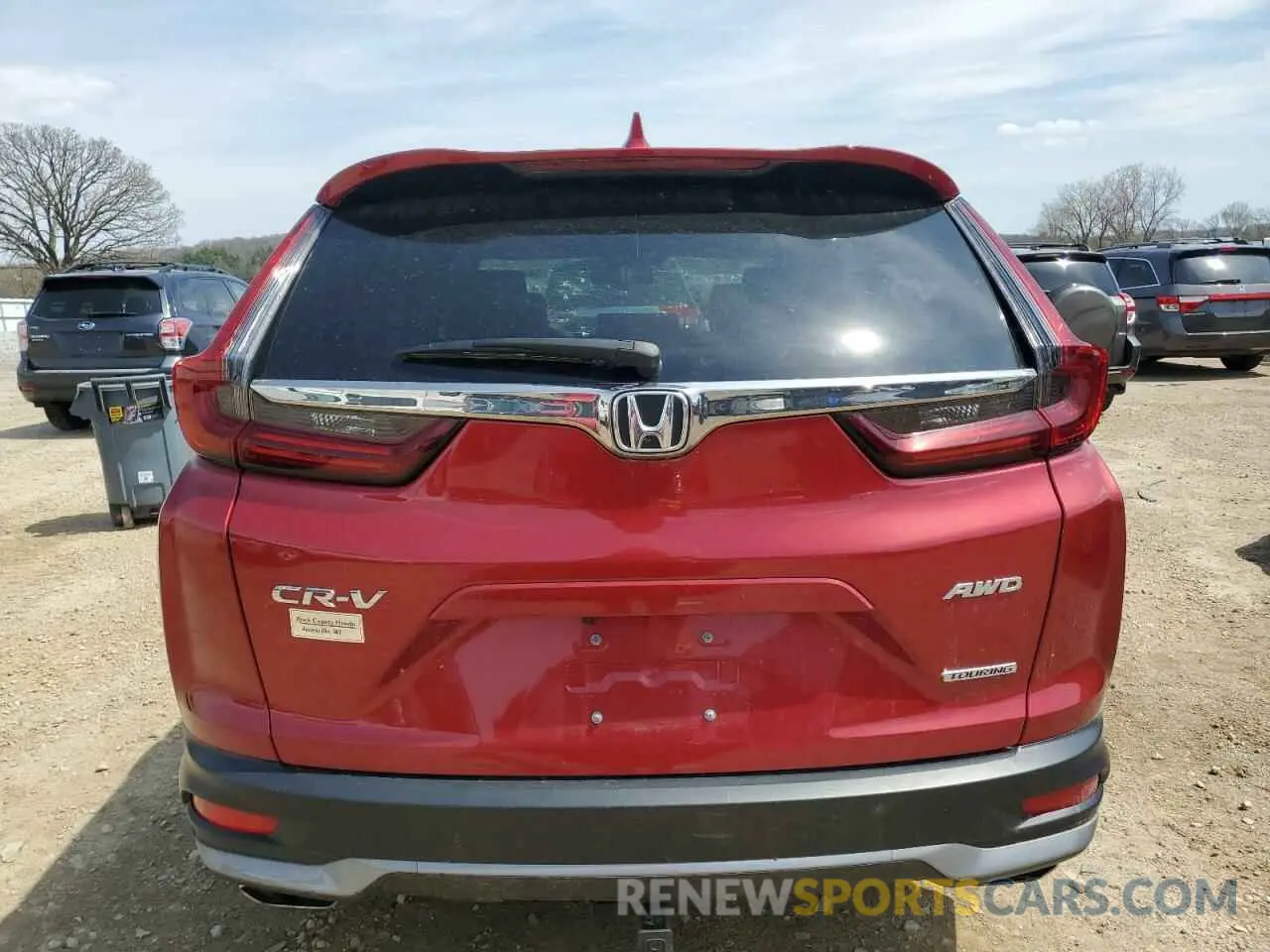 6 fotografías del automóvil dañado 2HKRW2H98MH658016 HONDA CRV 2021