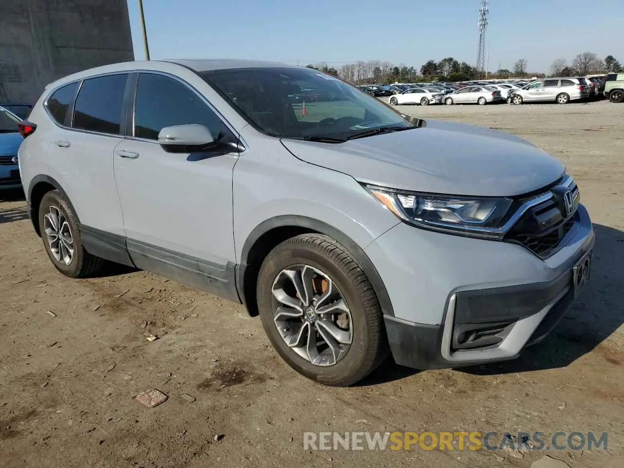 4 fotografías del automóvil dañado 5J6RW1H54MA009838 HONDA CRV 2021