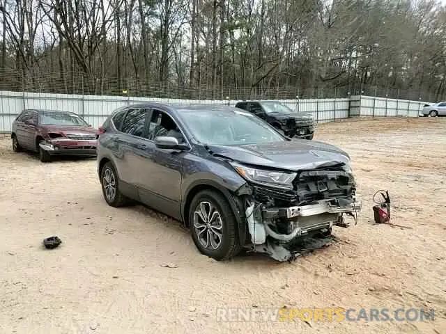 11 fotografías del automóvil dañado 5J6RW1H54MA010357 HONDA CRV 2021