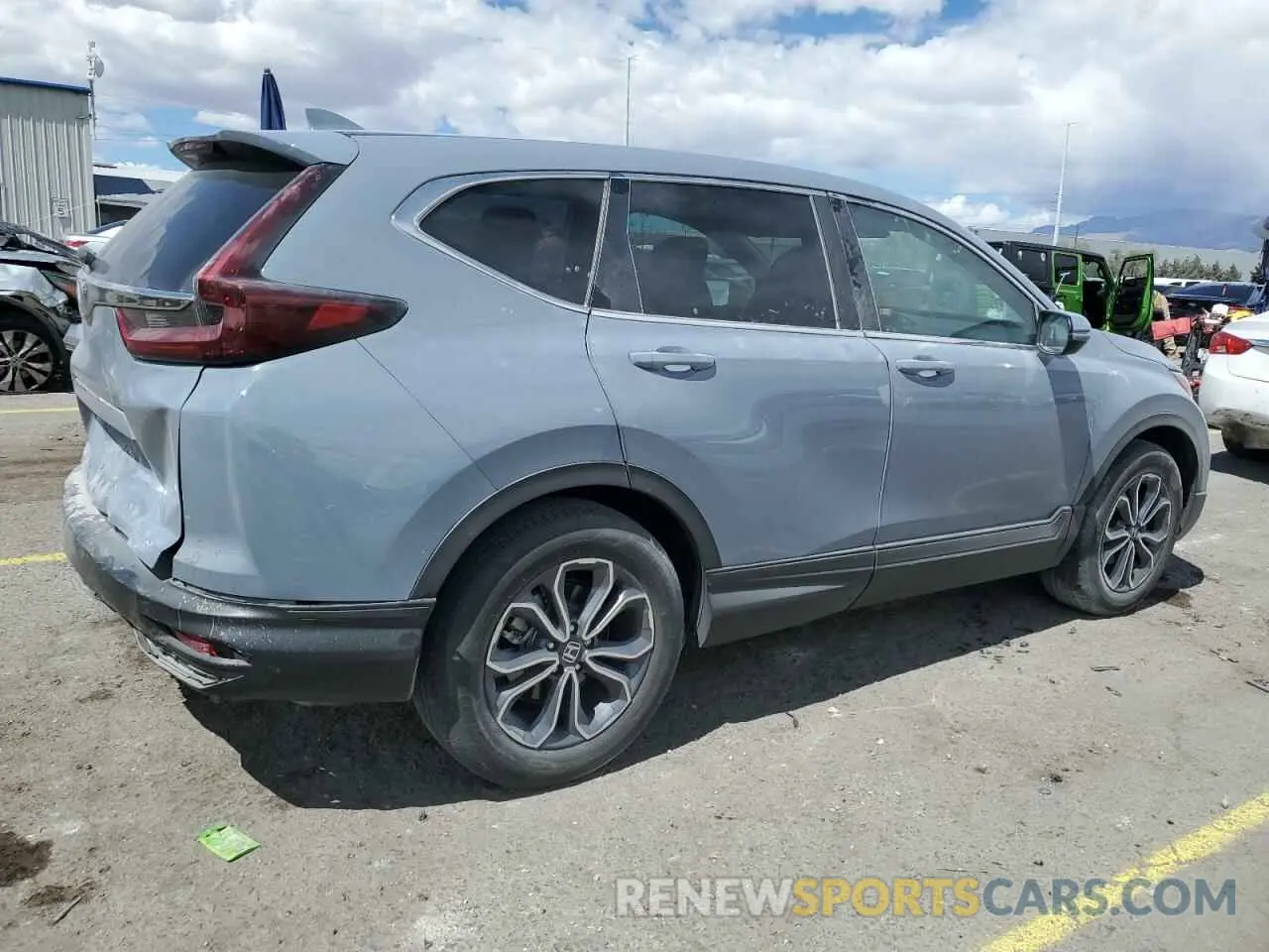 3 fotografías del automóvil dañado 5J6RW1H55ML010047 HONDA CRV 2021