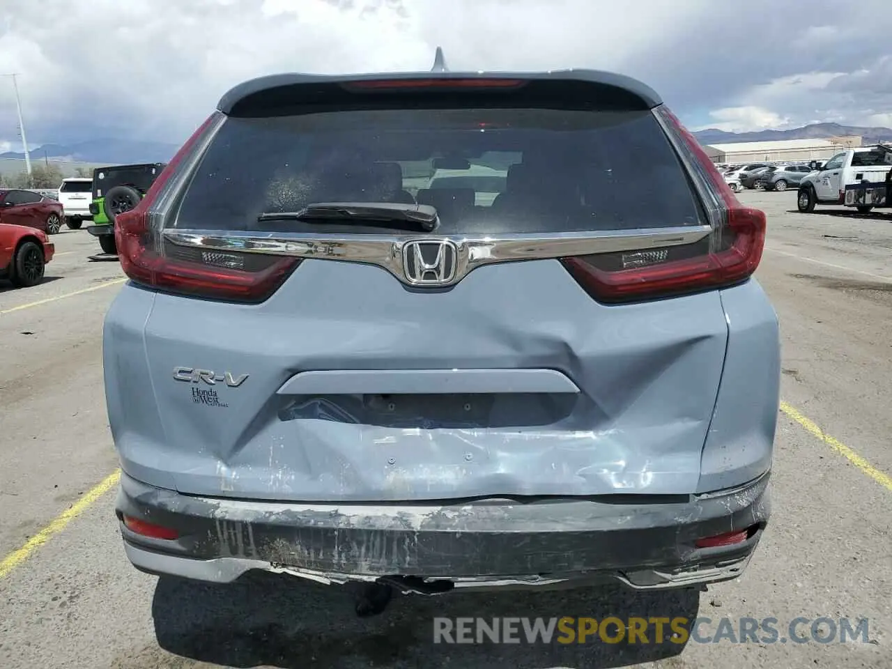 6 fotografías del automóvil dañado 5J6RW1H55ML010047 HONDA CRV 2021