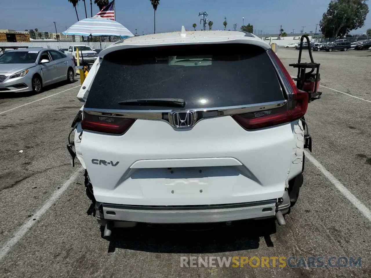 6 fotografías del automóvil dañado 5J6RW1H85MA005422 HONDA CRV 2021