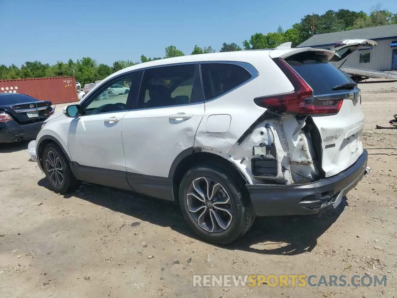 2 fotografías del automóvil dañado 5J6RW1H87ML007953 HONDA CRV 2021