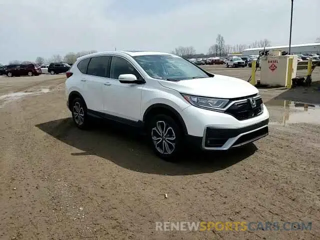 14 fotografías del automóvil dañado 5J6RW2H50ML006140 HONDA CRV 2021