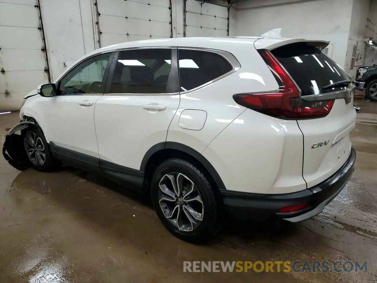 2 fotografías del automóvil dañado 5J6RW2H50ML006140 HONDA CRV 2021