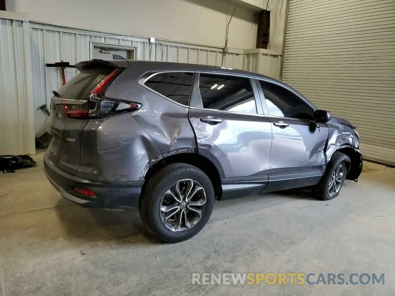 3 fotografías del automóvil dañado 5J6RW2H50ML014139 HONDA CRV 2021