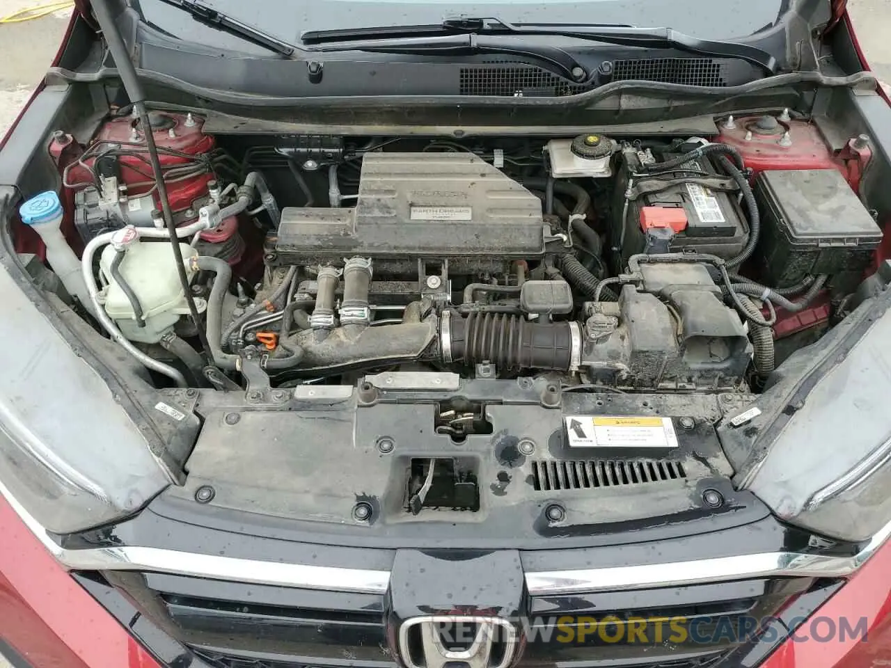 12 fotografías del automóvil dañado 5J6RW2H53MA004832 HONDA CRV 2021