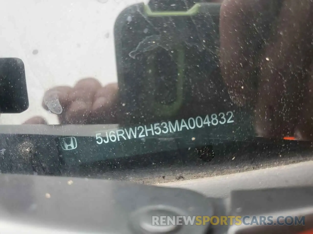 14 fotografías del automóvil dañado 5J6RW2H53MA004832 HONDA CRV 2021