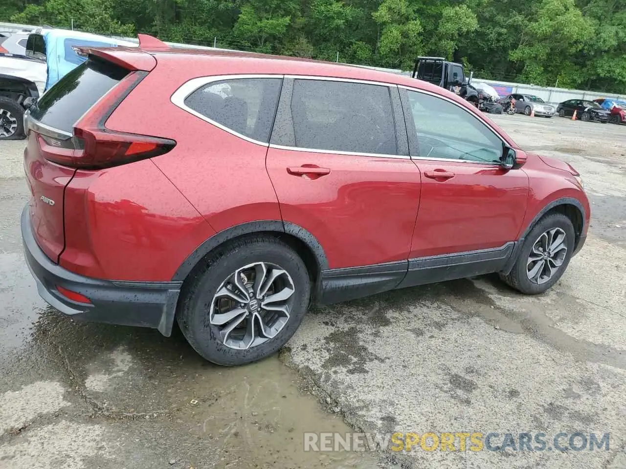 3 fotografías del automóvil dañado 5J6RW2H53MA004832 HONDA CRV 2021