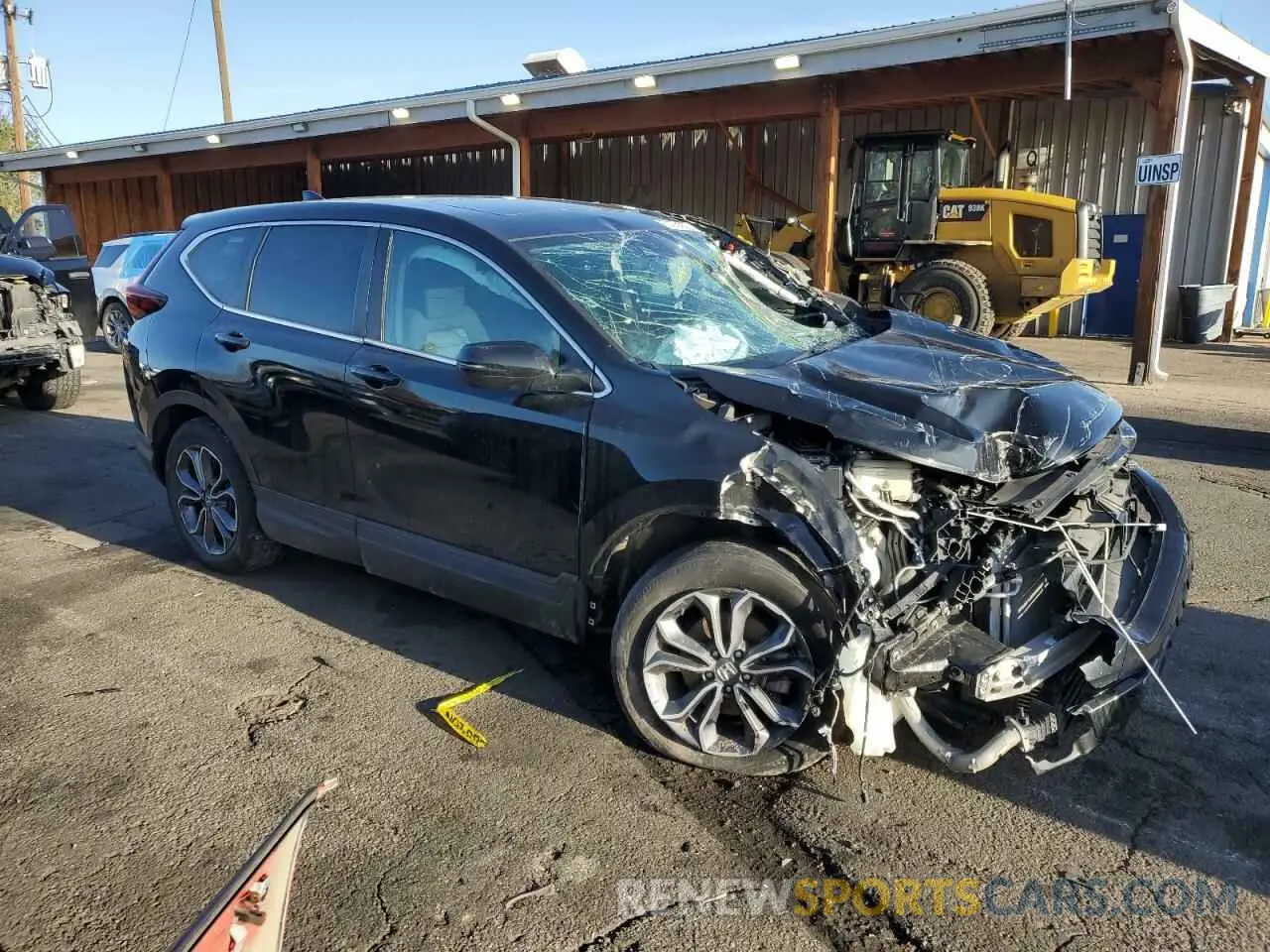 4 fotografías del automóvil dañado 5J6RW2H55ML022625 HONDA CRV 2021
