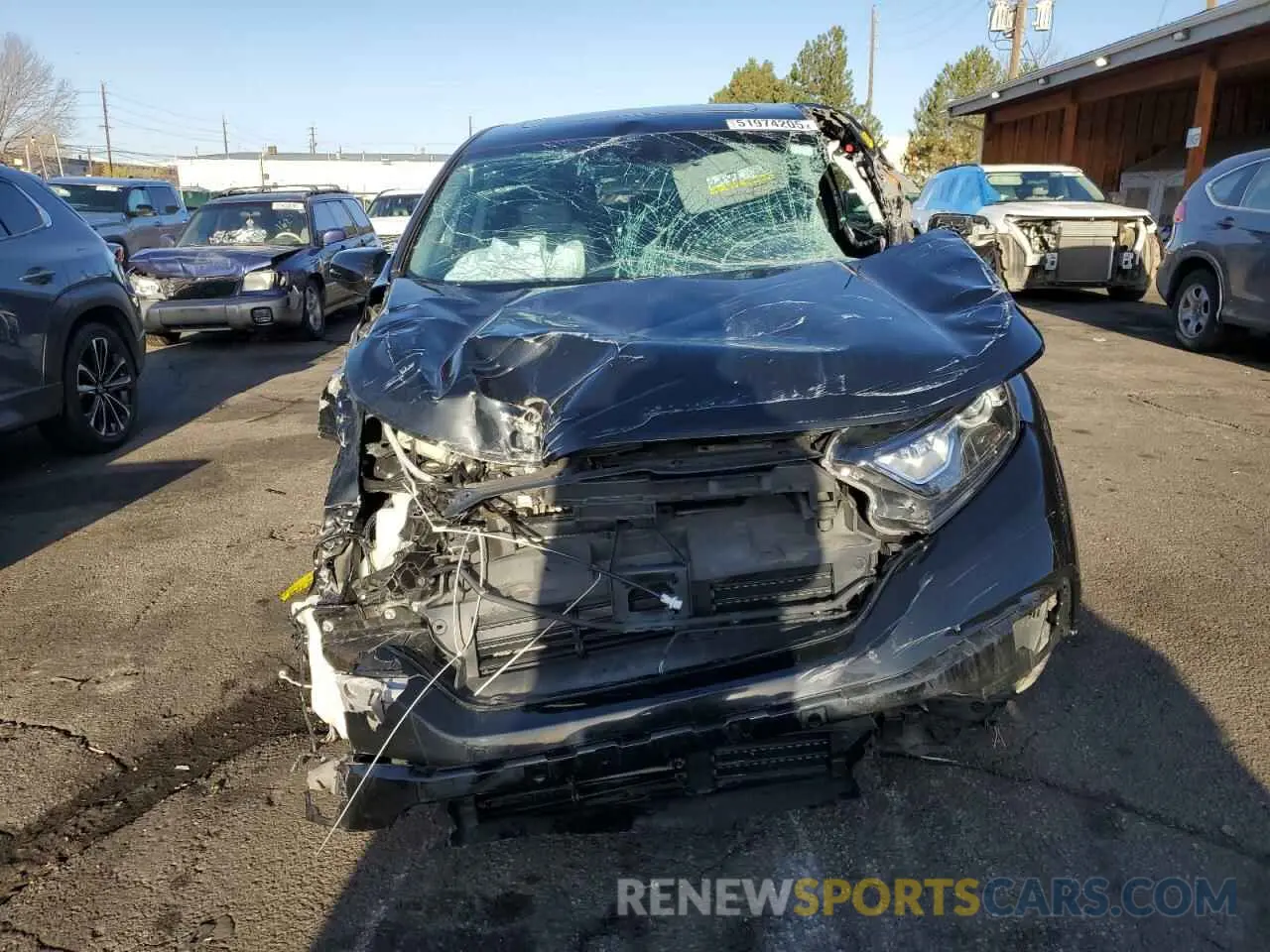 5 fotografías del automóvil dañado 5J6RW2H55ML022625 HONDA CRV 2021