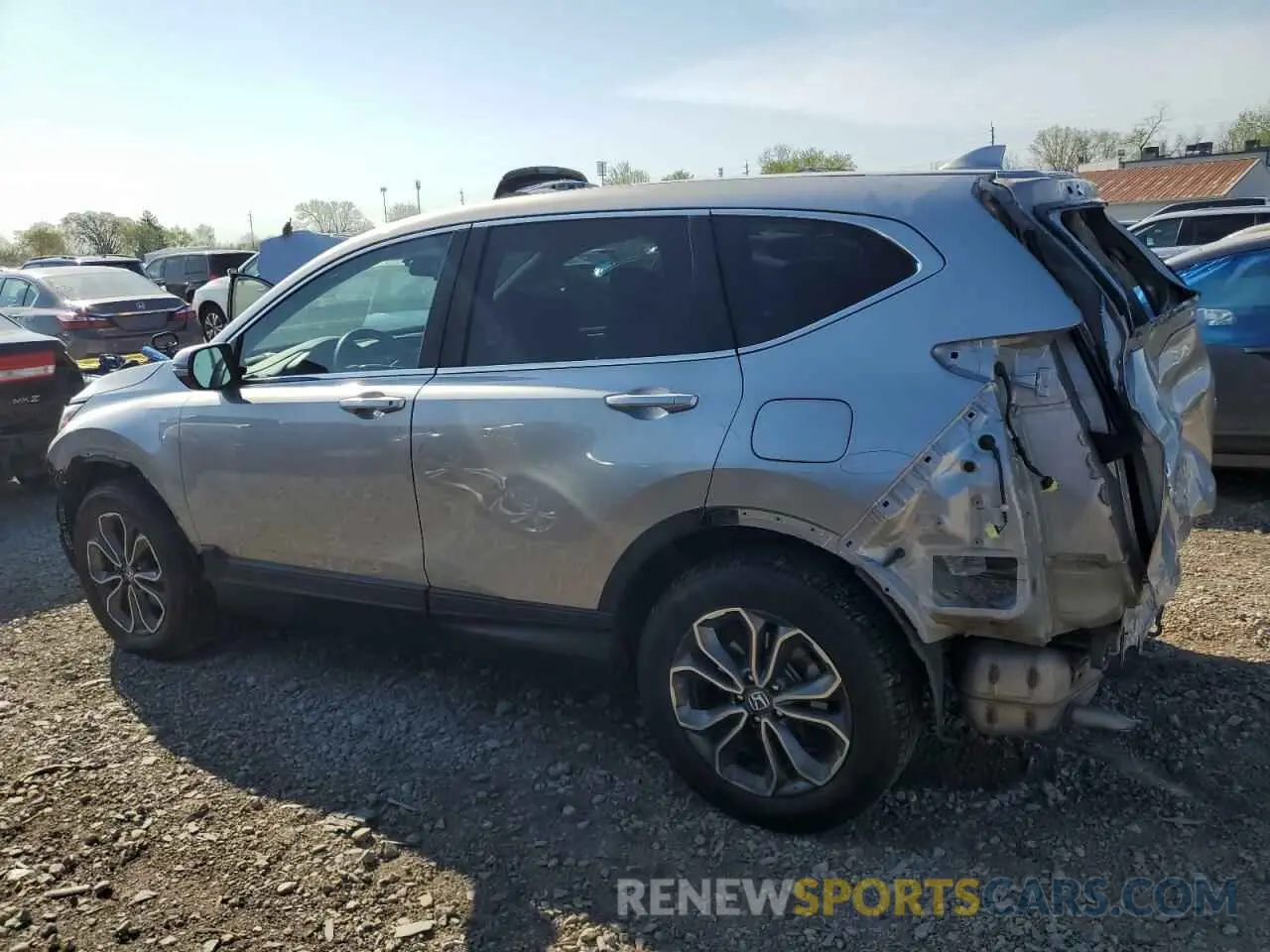 2 fotografías del automóvil dañado 5J6RW2H56MA016263 HONDA CRV 2021