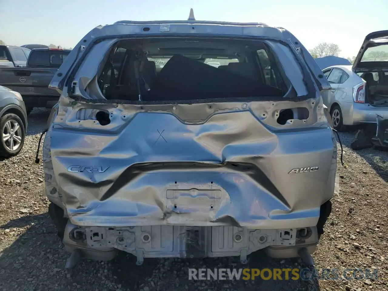 6 fotografías del automóvil dañado 5J6RW2H56MA016263 HONDA CRV 2021