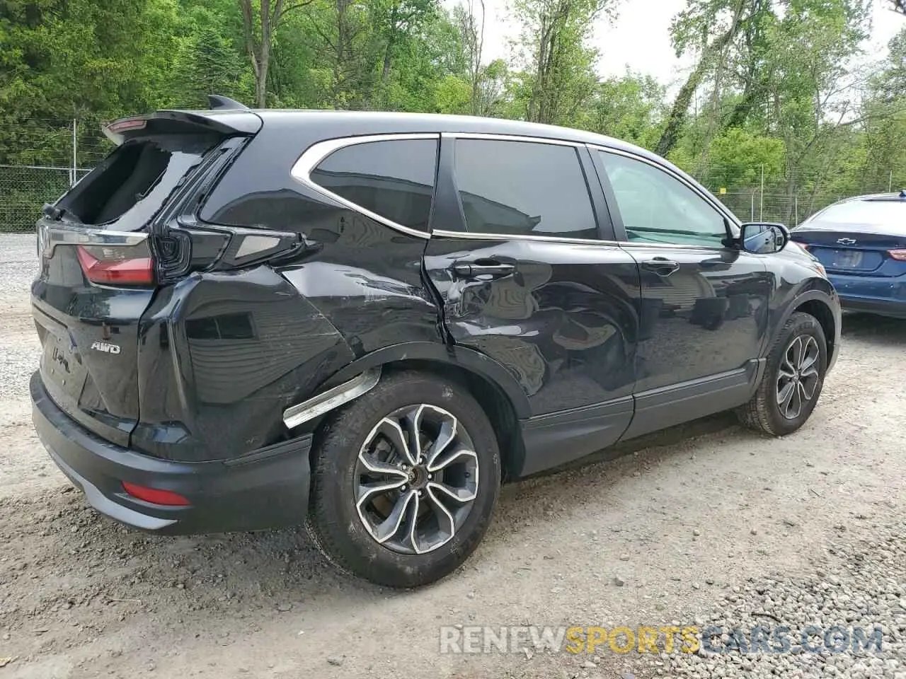 3 fotografías del automóvil dañado 5J6RW2H58ML017094 HONDA CRV 2021