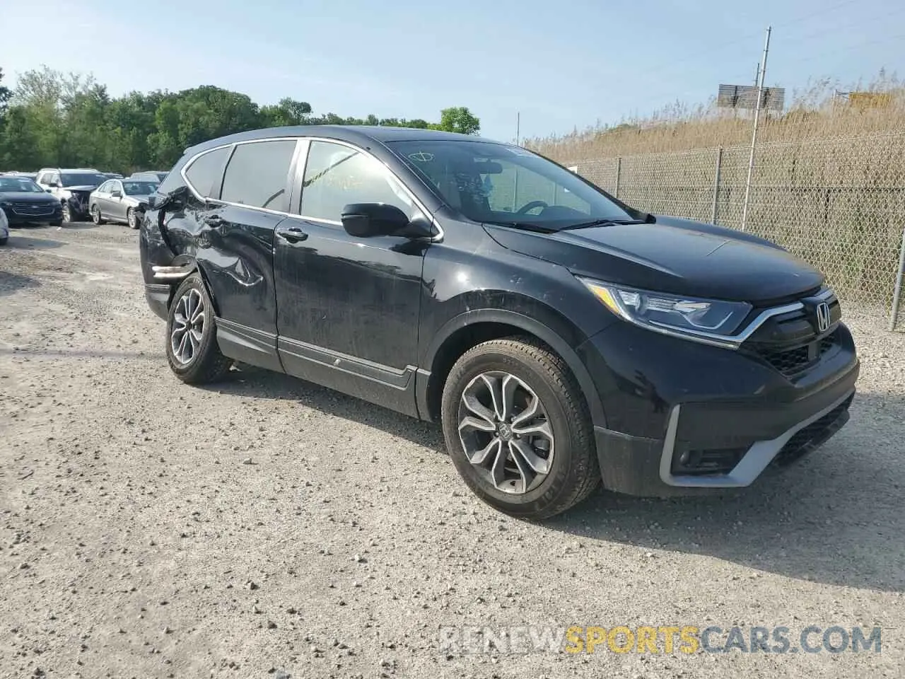 4 fotografías del automóvil dañado 5J6RW2H58ML017094 HONDA CRV 2021