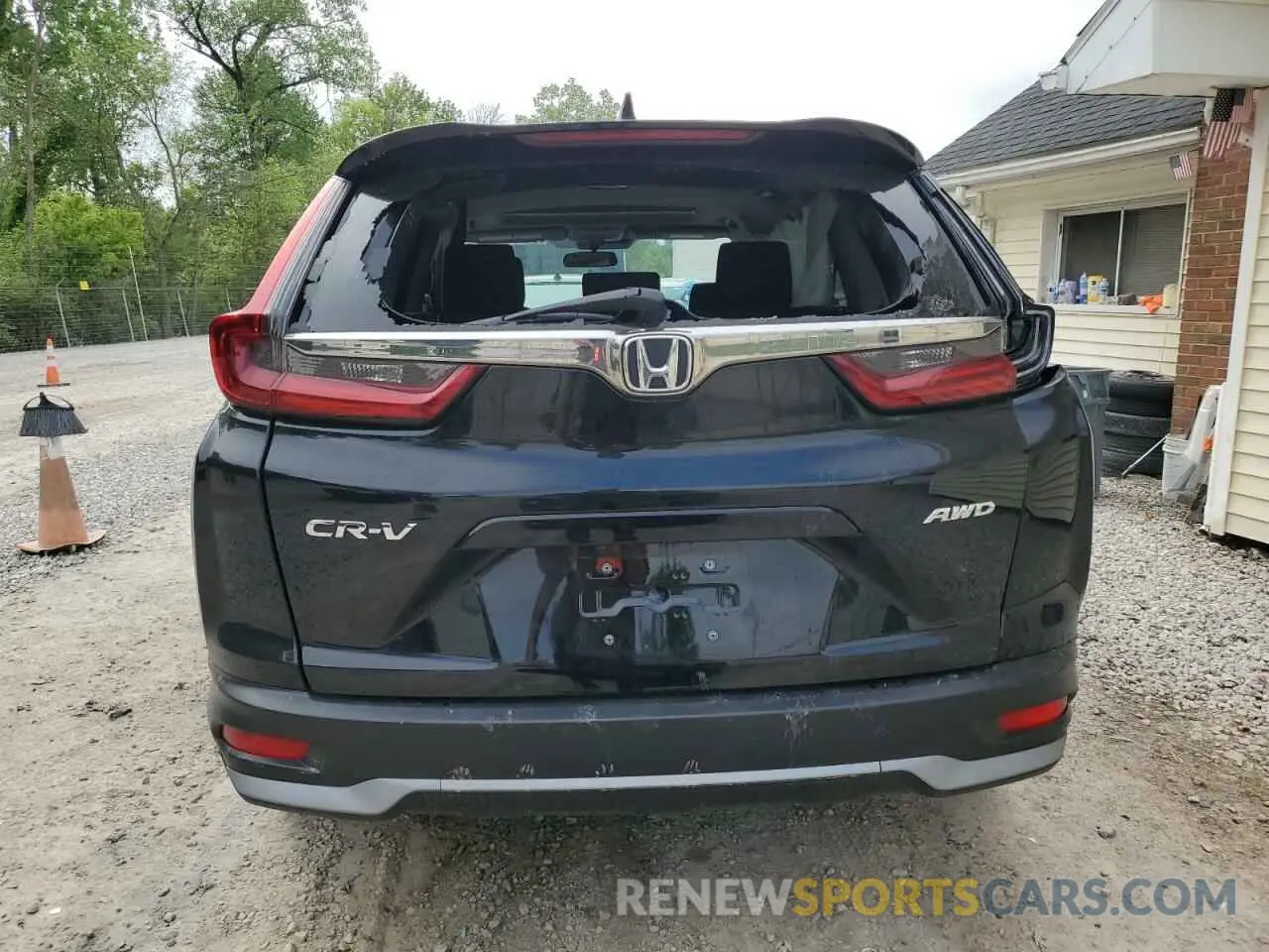 6 fotografías del automóvil dañado 5J6RW2H58ML017094 HONDA CRV 2021