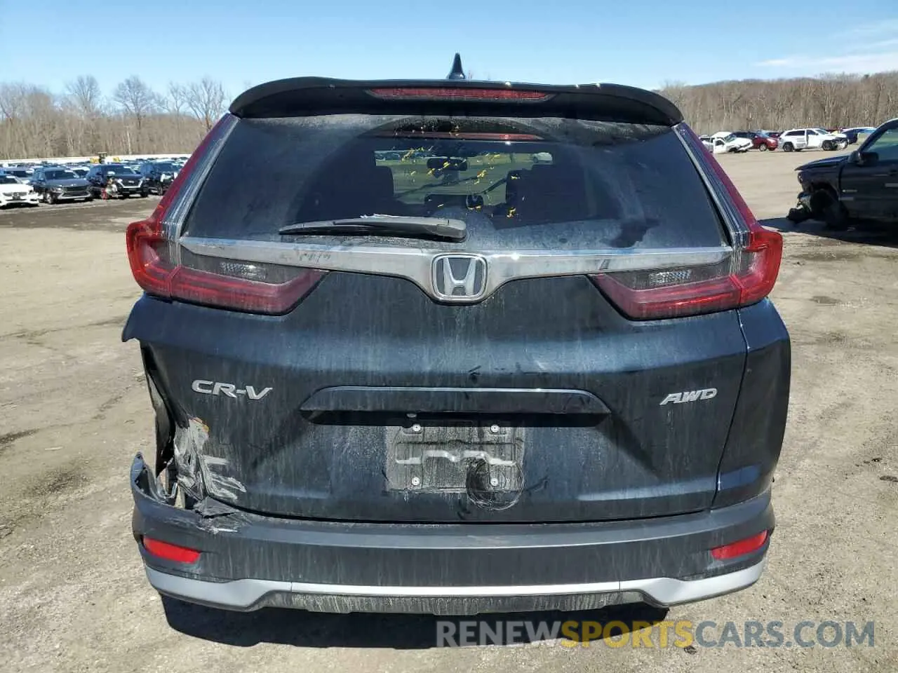 6 fotografías del automóvil dañado 5J6RW2H59MA007458 HONDA CRV 2021