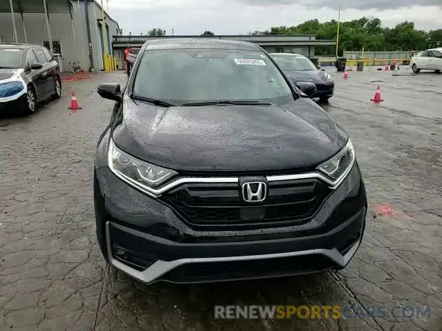 14 fotografías del automóvil dañado 5J6RW2H81MA000708 HONDA CRV 2021