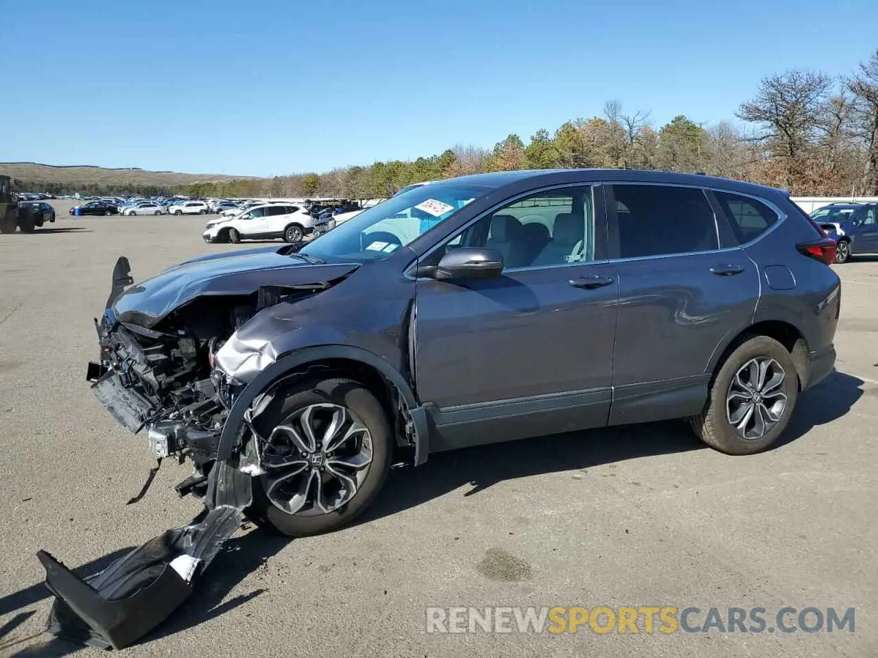 1 fotografías del automóvil dañado 5J6RW2H89ML003408 HONDA CRV 2021