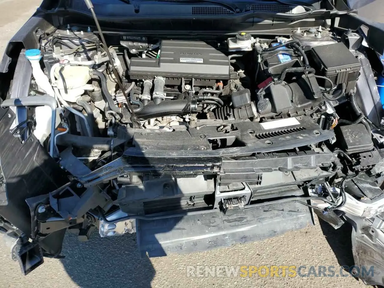 12 fotografías del automóvil dañado 5J6RW2H89ML003408 HONDA CRV 2021