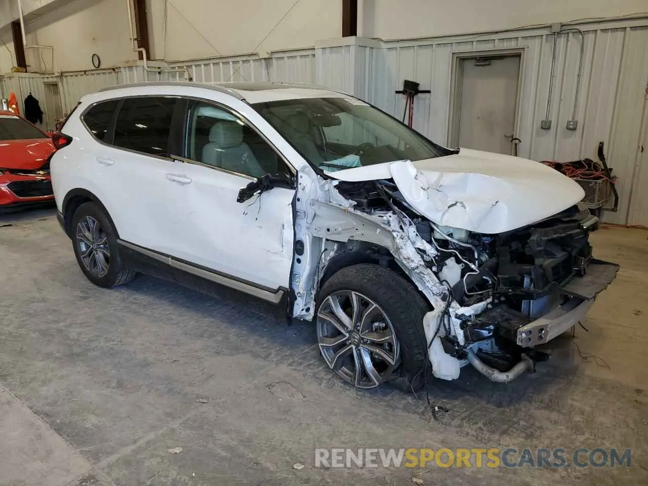 4 fotografías del automóvil dañado 5J6RW2H92ML022200 HONDA CRV 2021