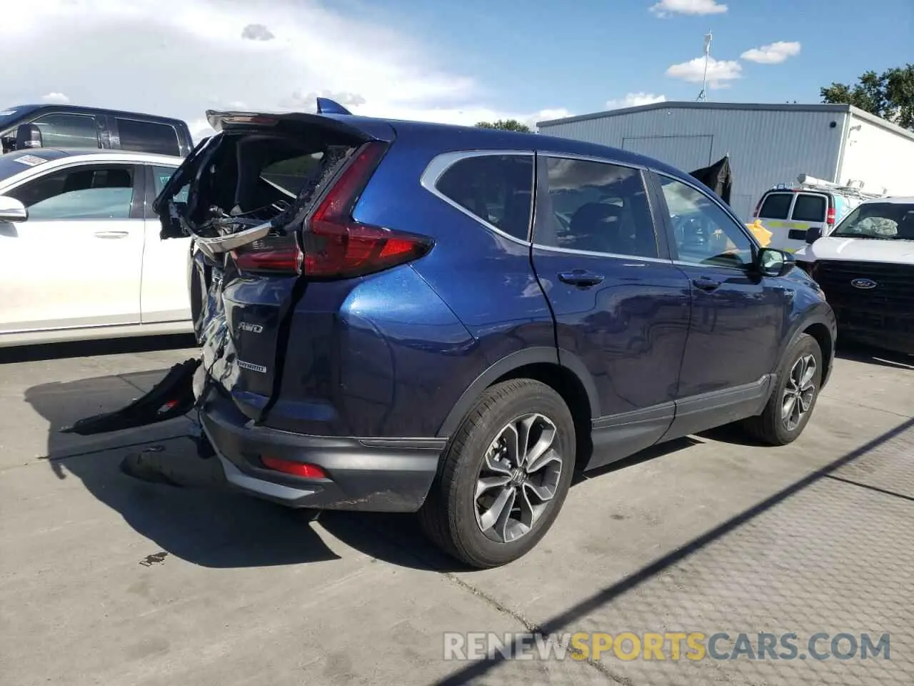 3 fotografías del automóvil dañado 7FART6H55ME018555 HONDA CRV 2021