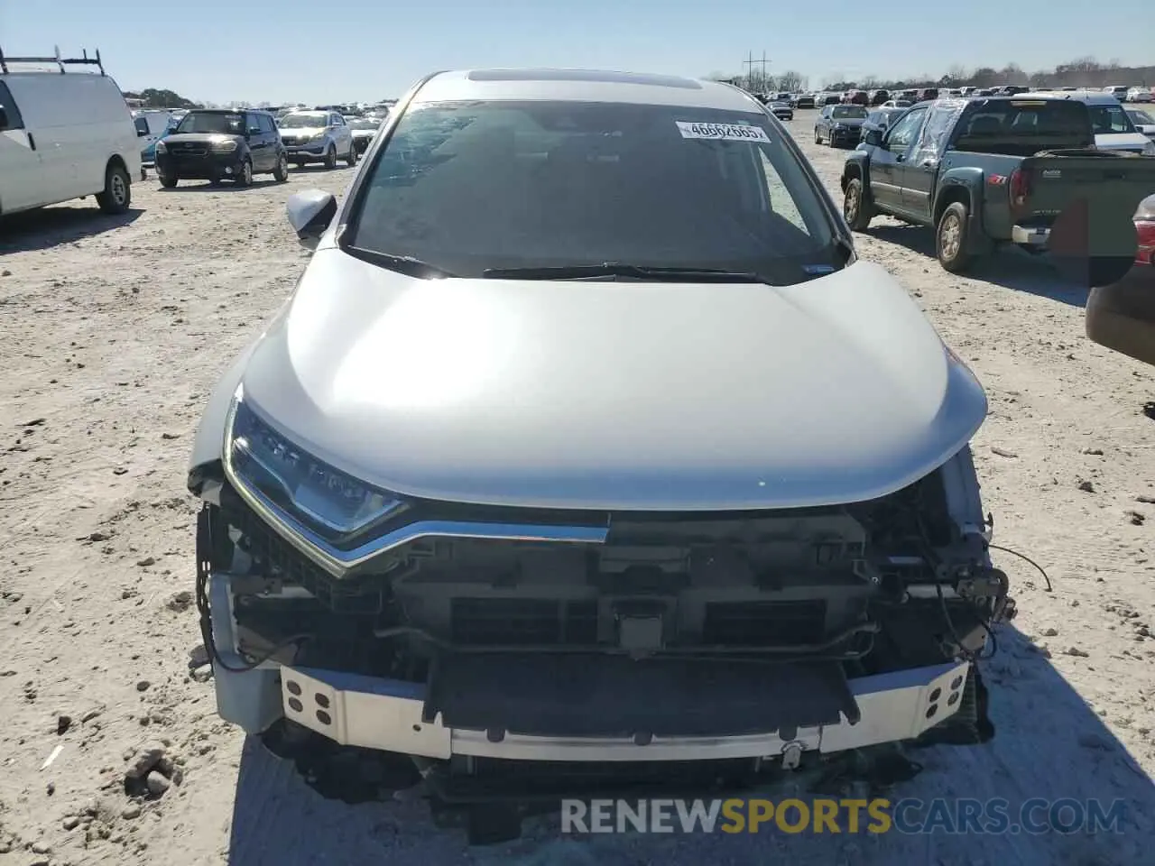 5 fotografías del automóvil dañado 7FART6H5XME007762 HONDA CRV 2021