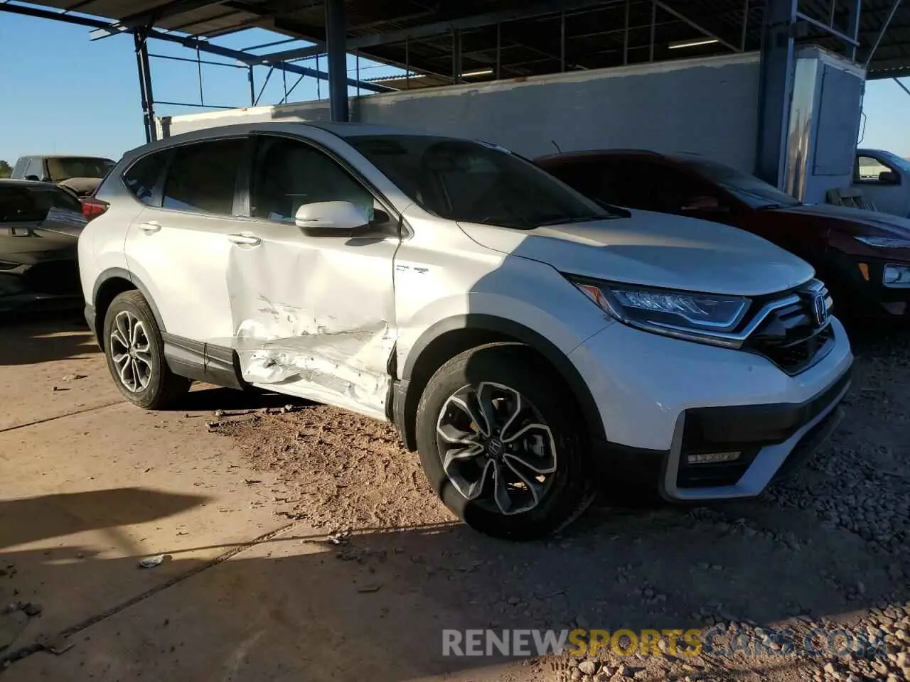 4 fotografías del automóvil dañado 7FART6H84ME027239 HONDA CRV 2021