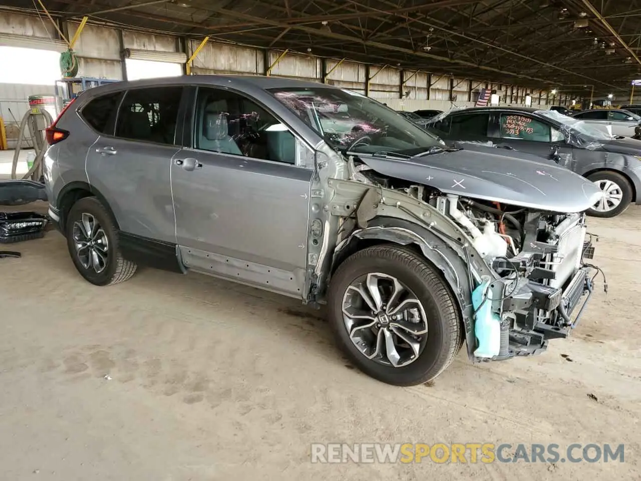 4 fotografías del automóvil dañado 7FART6H85ME032045 HONDA CRV 2021