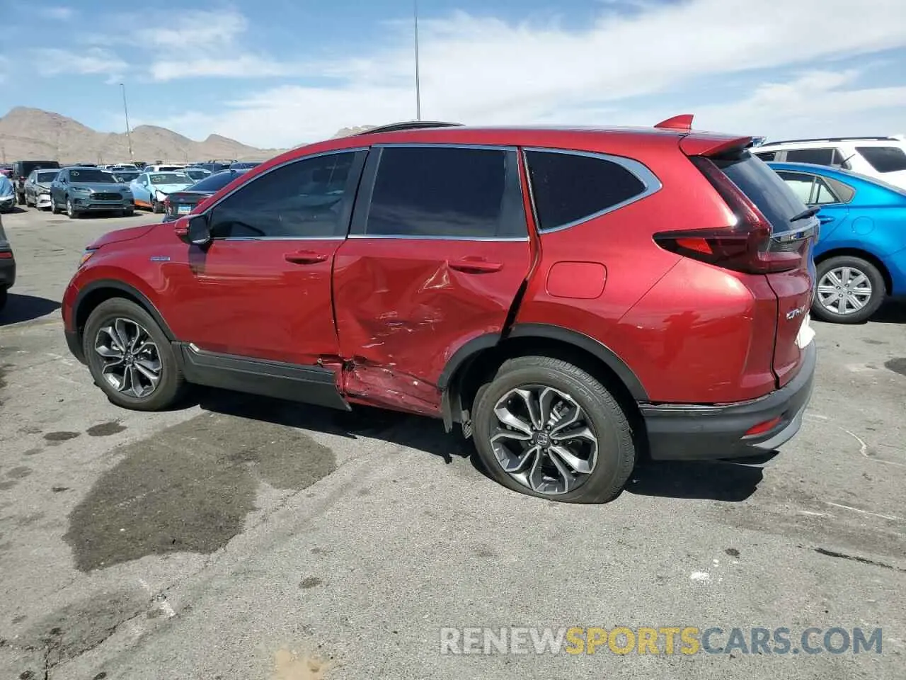 2 fotografías del automóvil dañado 7FART6H86ME026920 HONDA CRV 2021