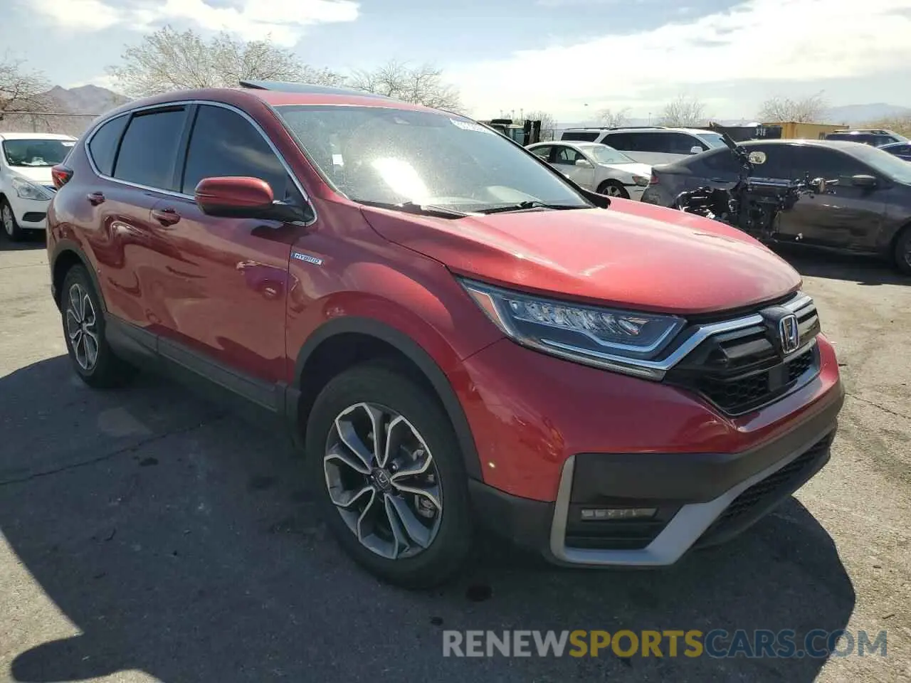 4 fotografías del automóvil dañado 7FART6H86ME026920 HONDA CRV 2021