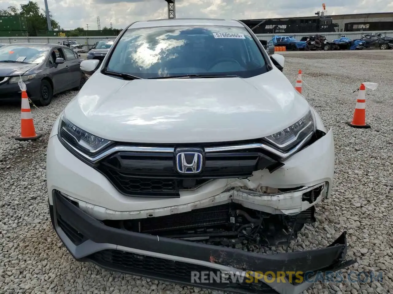5 fotografías del automóvil dañado 7FART6H87ME001248 HONDA CRV 2021